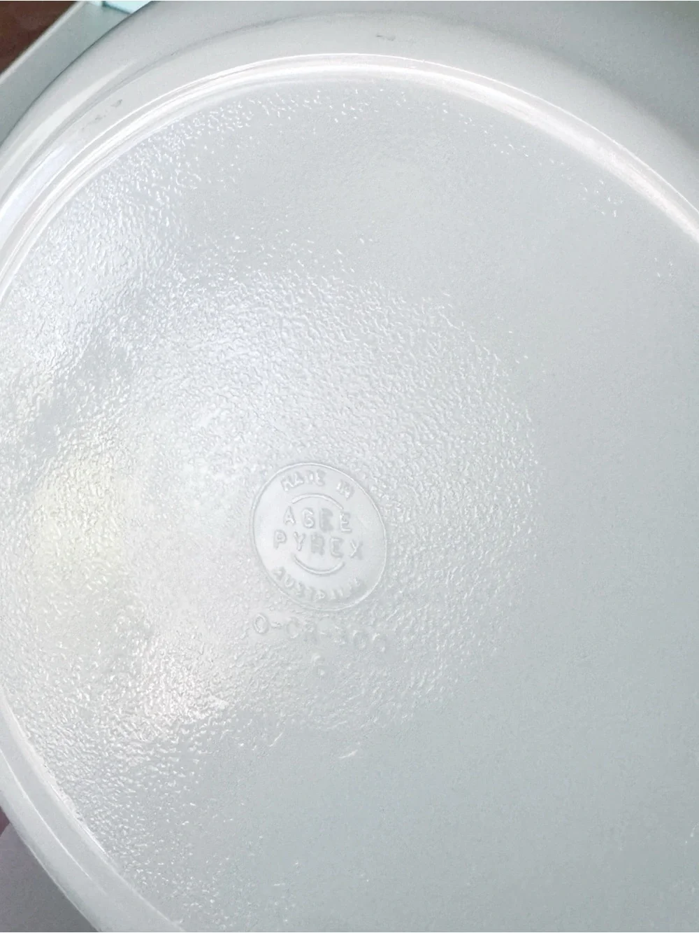 AGEE Pyrex Golden Pine Round Casserole Lid Vintage Australian CR 300 | 3 Pint